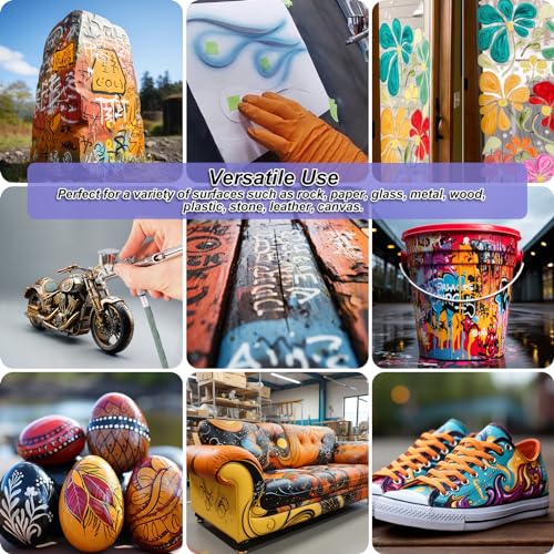 Airbrush Paint - 30 Colors with 3 Thinner, Ready to Spray Airbrush Paint Set, Water-Based Acrylic Air brush Paints for Metal, Plastic Models, Canvas, HOMY ARTY