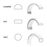Funshowcase Boho Resin Ring Silicone Mold for Liquid Clay Crafting, Resin Epoxy, Jewelry Making Flat 18mm 17mm 16mm US Size 5 6 8 FUNSHOWCASE