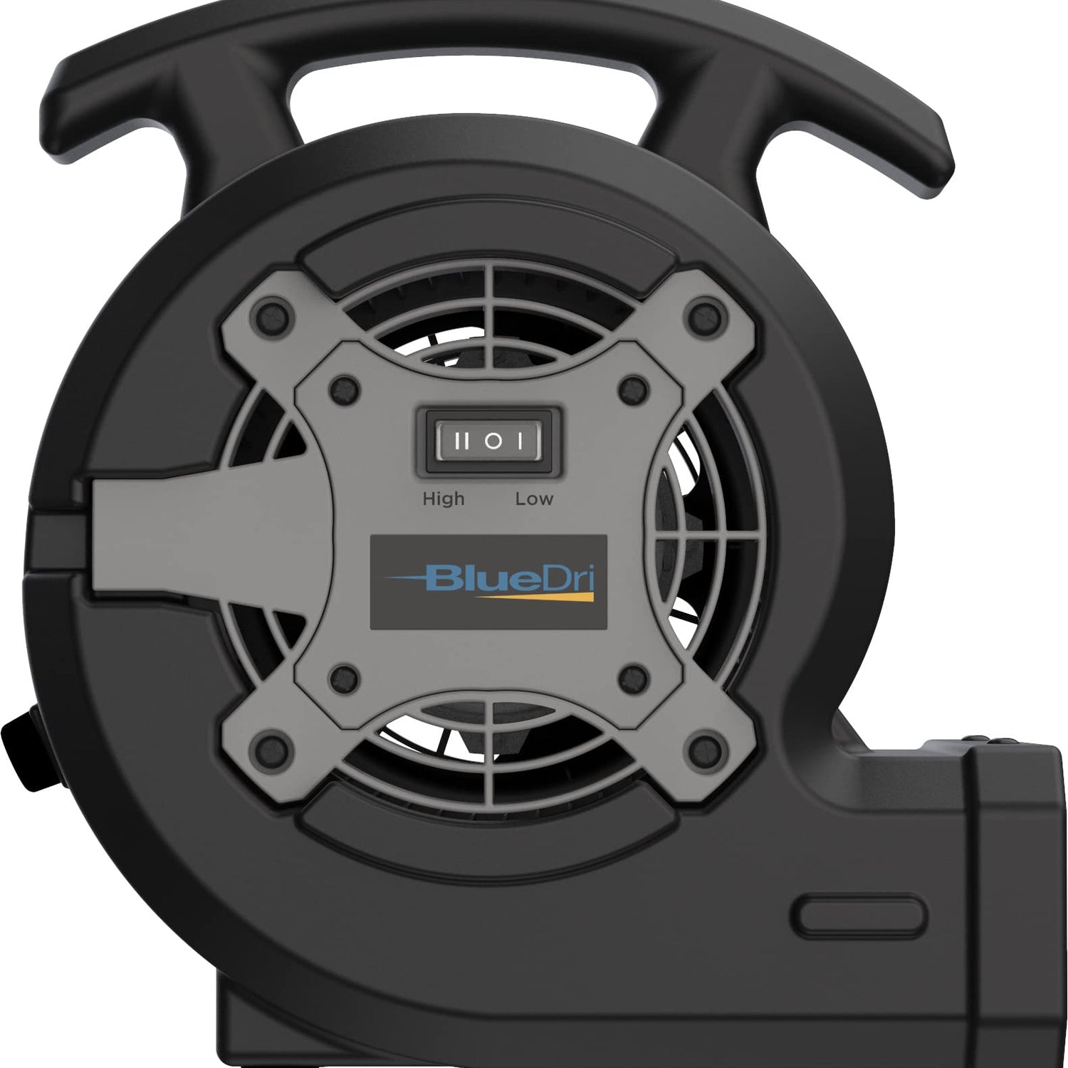 Lasko BlueDri Portable 1/8 HP Mini Multi-Purpose Air Mover Blower Utility Fan for Home, Carpet and Floor Drying, Black, BD-VP-15-BK, Medium Lasko