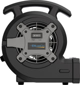 Lasko BlueDri Portable 1/8 HP Mini Multi-Purpose Air Mover Blower Utility Fan for Home, Carpet and Floor Drying, Black, BD-VP-15-BK, Medium Lasko