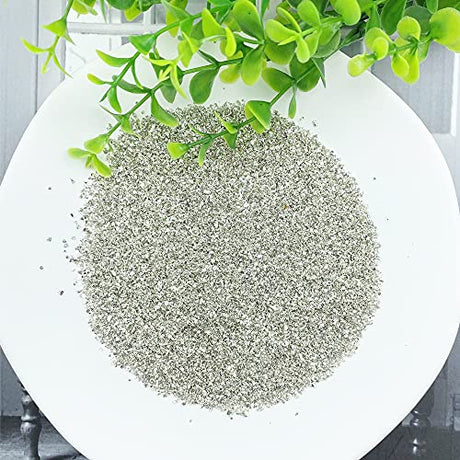 Jmassyang Crushed Glass Irregular Metallic Chips 100g Sprinkles Chunky Glitter for Nail Arts Craft Resin DIY Mobile Phone Case Vase Fillers Jewelry Jmassyang