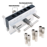 AUTOTOOLHOME Self Centering Doweling Jig Dowel Drill Guide Bushings Set Wood Dowel Jig Kit Woodworking Joints Tools AUTOTOOLHOME
