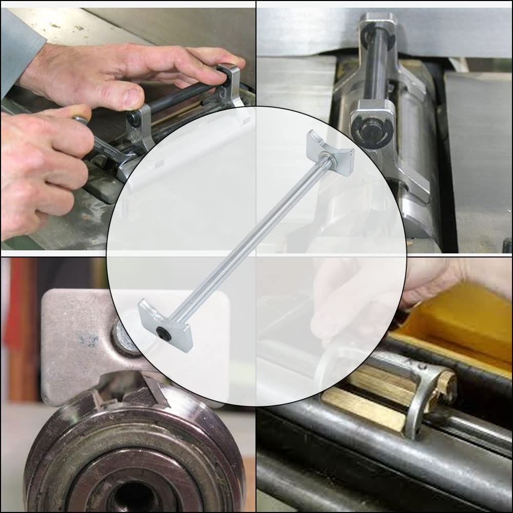 QZATTCAEN Portable Planer Knife Setting Gauge Jointer Planer Knife Setting Jig Planer Knife Depth Adjustment Gauge Setter Woodworking Tool-for 12in QZATTCAEN