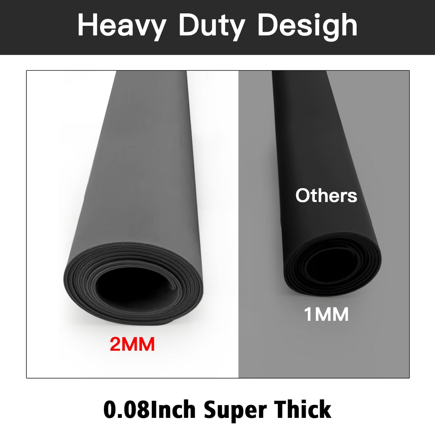 2MM Extra Thick Silicone Mats for Kitchen Counter (47.2"x23.6"x0.08"), Kitchen Island Largest Heat-Resistant Mat, Thicker Non-Slip Desk Protect Mat, Goldleaf