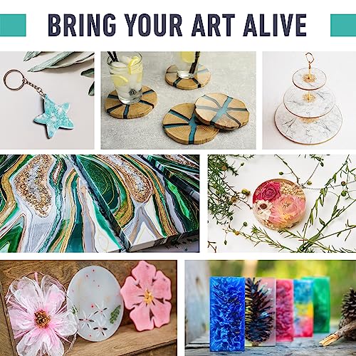 Beast Bond Epoxy Resin 2 Gallon Kit, High-Performance Table Top Epoxy Resin, Self-Leveling, Minimal Bubbles, Clear, Glossy, UV Resistant, Perfect for BEAST BOND