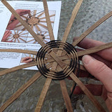 Traditional Craft Kits Wicker Basket Kit - Honeysuckle Design Traditional Craft Kits