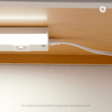 GE LED Undercabinet Light Fixture, Linkable Integrated Plug-In Light Fixture, Daylight, 18in (1 Pack) GE