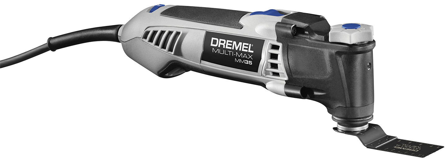 Dremel Multi-Max 3.5 Amp Oscillating Tool Kit with Tool-LESS Accessory Change- Multitool with 12 Accessories- Compact Head & Angled Body- Drywall, - WoodArtSupply