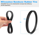 45-69-0030 Band Saw Tire FOR Milwaukee BandSaw Compact Pulley Tires 2629-20 6242-6 2429-20 (4.0" Diameter Tires)- 2 Pack Kscjdg