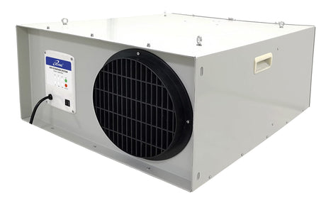 iLIVING ILG8AF8000 3-Speed Air Filtration System Fan with Remote, Hanging or on Wheels Filter for Garage Air Cleaner, Shop Dust Collector, and iLiving