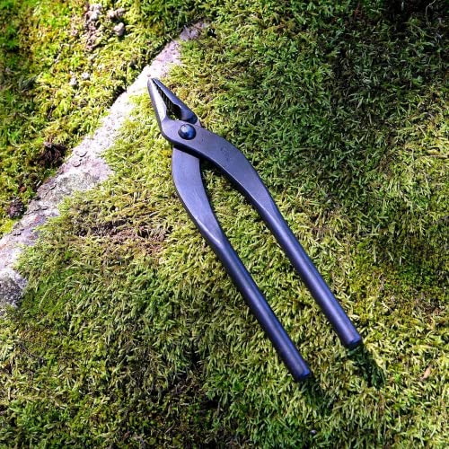 KAKURI Bonsai Pliers 7.2" (185 mm) Bonsai Wire and Jin Pliers Tool, Japanese Carbon Steel, Black, Made in JAPAN KAKURI