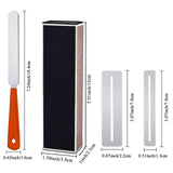 Guitar Fingerboard Luthier Tool Set Including Guitar Fret Crowning Luthier File, Fret Leveling Beam Sanding Leveler Beam and Fingerboard Guard M Y Fly Young