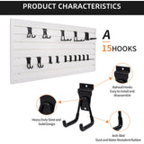 Slatwall Panels 4x8 ft with 15pcs Slat Wall Accessories, Slat Wall Paneling Garage Wall Organizer, PVC Wall Panels Pegboard with Slatwall Hooks, FRAYSCENT