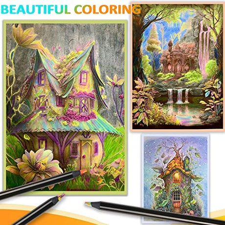 nsxsu 8 Pieces Rainbow Pencils, Jumbo Colored Pencils for Adults, Multicolored Pencils Art Supplies for Drawing, Coloring, Sketching, Pre-sharpened nsxsu