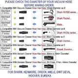 Universal Vacuum Hose Adapter Kit Reducer Attachment Set Converter from 1 1/2 inch to 1 1/4 inch from 1 3/8 inch to 1 1/4 inch Dust Hose Port Adapter VACEXT