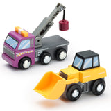 SainSmart Jr. Wooden Train Set Accessories Toy Cars (10 PCS), Compatible with All Major Brands, Gift for Toddlers and Kids Aged 3+ SainSmart Jr.