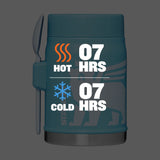 Stanley Heritage Insulated Food Jar for Kids (8 and Above) with Spork, 14oz Stainless Steel Kids’ Lunch Box, Dishwasher Safe and BPA-Free STANLEY