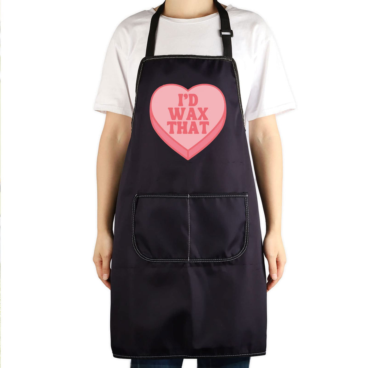 CENWA Esthetician Apron Nail Technician Apron Wax That Wax Boss Cosmetology Salon Apron Skin Care Specialist Beauty Gift (I’d Wax That apron) CENWA