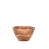 NIRMAN Acacia Wood Bowl Sets of 4 for Kitchen Meal Party and Nuts, Candy, Appetizer, Snacks, Olive (4.5" x 4.5" x 2.5") NIRMAN