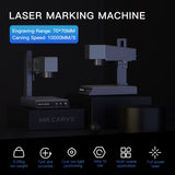 FONLAND M1 Pro Fiber Laser Marking Machine with Rotary, Portable Laser Engraver Engraving Machine with Protective Goggles for All-Metals, Jewelry, FONLAND