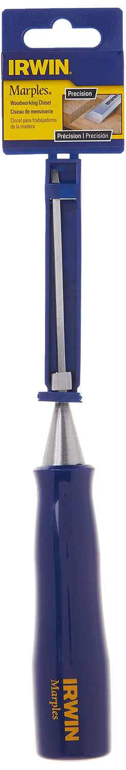 IRWIN Marples Chisel for Woodworking, 1/8-inch (3mm) (M44418N), Blue IRWIN