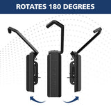 Kesito Swivel Bike Wall Mount, Vertical Bicycle Rack for Garage, Wall Mounted Bike Hanger Hook, Hanging Bike Storage Garage Organization, 4 Packs Kesito