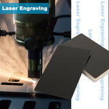 FVIEXE 300PCS Metal Business Card Blanks for Laser Engraving, 0.21mm Thick Multicolor Sublimation Aluminum Business Cards Name Cards Metallic DIY FVIEXE