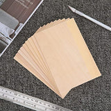 25 Pack 8 x 12 Inch Basswood Sheets, 1/16 Thin Craft Plywood Sheets, Thin & Unfinished Wood Boards for Crafts, Hobby, Model Making, Wood Burning MIVIDE