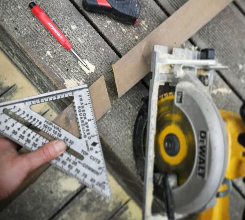 SWANSON Tool Co S0101 7 Inch Speed Square, Blue Swanson Tool Co., Inc