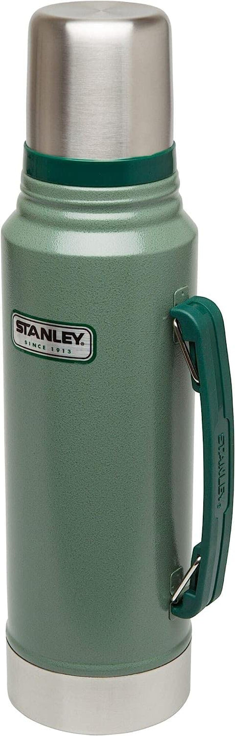 Stanley Classic Vacuum Insulated Wide Mouth Bottle - BPA-Free 18/8 Stainless Steel Thermos for Cold & Hot Beverages – Keeps Liquid Hot or Cold for Up STANLEY