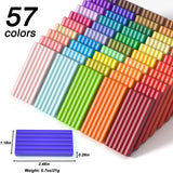 Polymer Clay, Shuttle Art 57 Colors Oven Bake Modeling Clay, Creative Clay Kit with 19 Clay Tools and 10 Kinds of Accessories, Non-Toxic, Non-Sticky, Shuttle Art