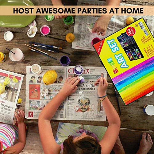 NIMNIK Art Case for Kids 9-12 - 150 pcs Art Kits Sets | Art Supplies Coloring Set for Ages 3-6 Artist Drawing Kits for Girls Boys School Projects NIMNIK