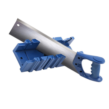 45° Miter Saw with Storage Box Miter Saw Box Cabinet Rugged Stable Angle Cutting Hand Miter Saw Cabinet Set for Woodworker LiebeWH