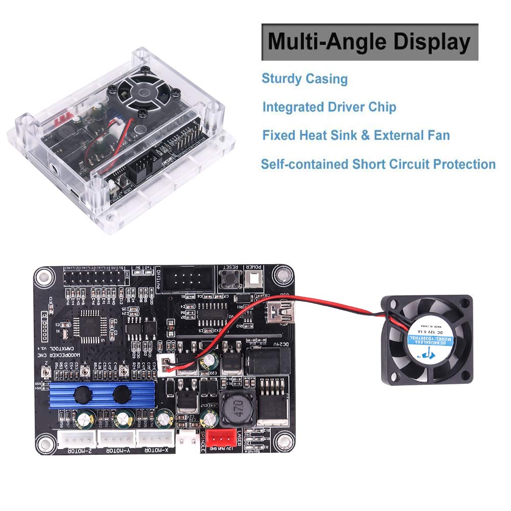 GRBL 1.1f CNC Controller 3-Axis CNC Router Machine Control Board for CNC 3018 Pro 3018 Max 3018Pro-M Milling Machine MYSWEETY