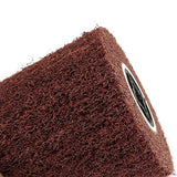 120x100x19mm Non-Woven Abrasive Wire Drawing Polishing Burnishing Wheel Flap Brush for Surface Treatment Stainless Steel, Aluminum, Copper, and More Baisiky