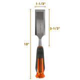 Buck Brothers 74818 Pro Full Tang Wood Chisel – 1-1/2" (38MM) Buck Knives