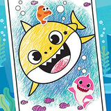 Crayola Baby Shark Coloring Book with Stickers, Gift for Kids, 96 Pages, Ages 3, 4, 5, 6 Crayola