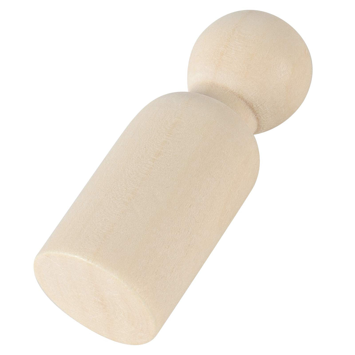 ZEONHAK 120 Pack Natural Unfinished Wooden Peg Dolls, Wooden Peg Doll People, Wooden Peg Doll Body for DIY Crafts Wedding Party Home Decoration ZEONHAK