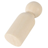 ZEONHAK 120 Pack Natural Unfinished Wooden Peg Dolls, Wooden Peg Doll People, Wooden Peg Doll Body for DIY Crafts Wedding Party Home Decoration ZEONHAK