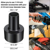 9 Pcs Universal Vacuum Attachments - Hose Adapters, Floor Brush, Crevice Tool for Shop Vac Accessories GIB cleaningtool