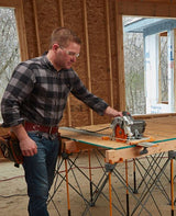 BORA 50” NGX Clamp Edge, Straight Cut Guide for Circular Saws, Easy to Use, Great for Cross-Cutting Plywood Sheets and Routing Dados, 544050 Bora