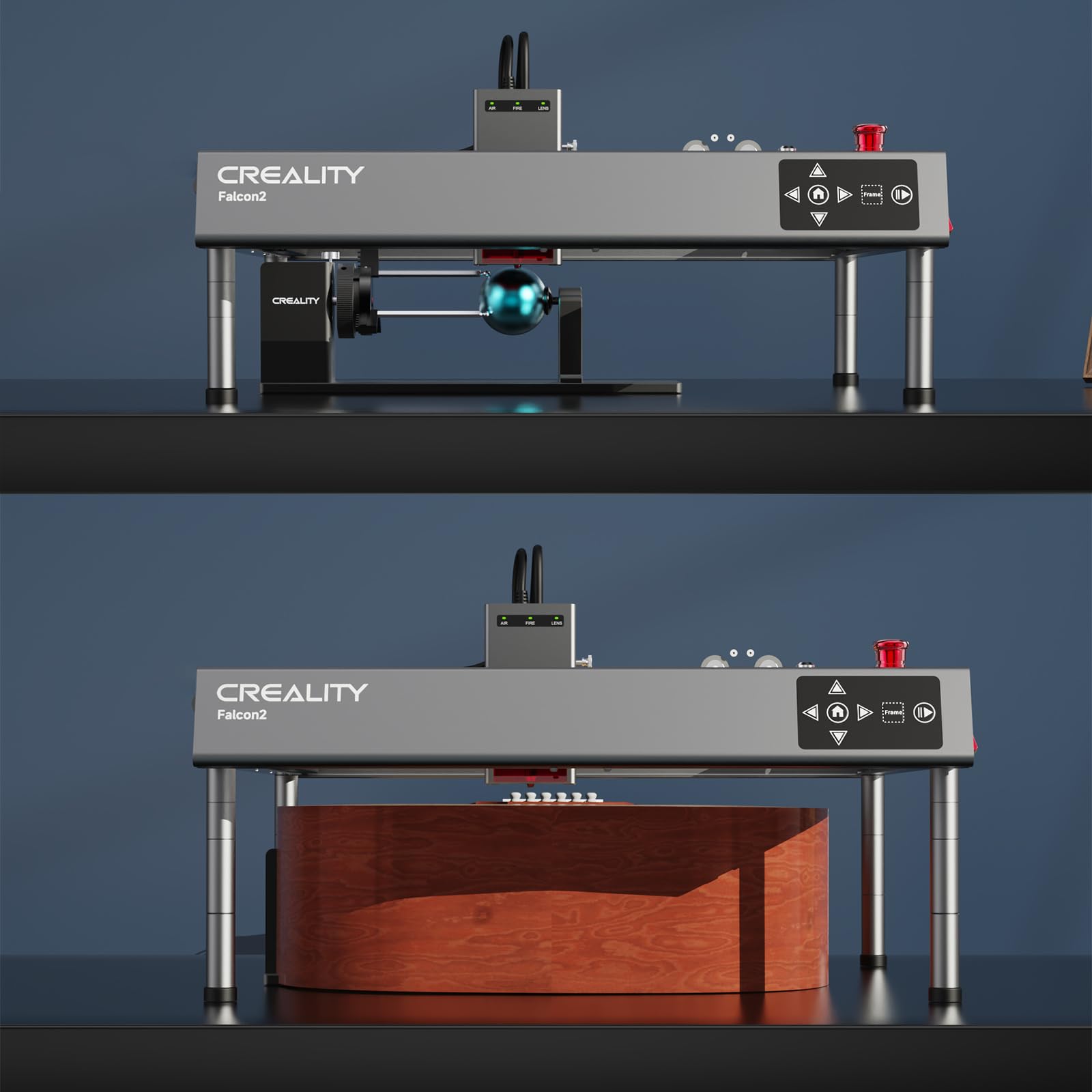 4Pcs Laser Engraver Raiser for Creality Falcon 2 Laser Cutter and Engraver Machine, Laser Engraving Machine Riser, Increase 56mm (2.2 inch) - WoodArtSupply