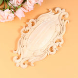 1pc Wood Appliques Onlays Furniture Onlays Carved Corner Onlay Furniture Decals Cabinet Corner Decal Western Style Furniture Solid Wood Cabinet LIOOBO