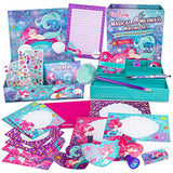 GirlZone Mermaid Stationary Gift Set for Girls, 45 piece Letter Writing Kit with Envelopes, Paper, Cards and More, Great Mermaid Gifts for Girls 9-12 GirlZone