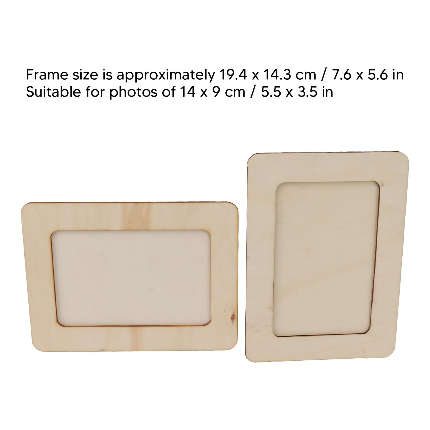 DIY Picture Frame Making Kit, 3 Sets DIY Unfinished Wooden Art Kit Arts Supplies Girls Boys Party Games Favors AUNMAS