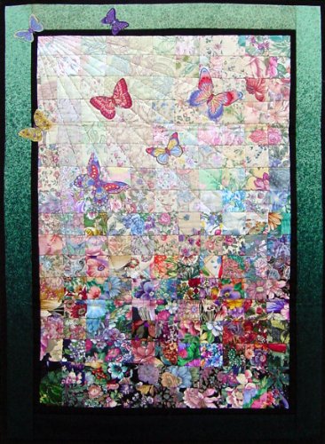 Whims Watercolor Quilt Kits Butterflies are Free Quilting Supplies - WoodArtSupply