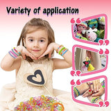 FUNZBO 15000+ Rubber Band Bracelet Kit - 28 Colors Rubber Band Bracelet Making Kit, Loom Bracelet Making Kit, RubberBand Bracelets Kit, Gifts for FUNZBO