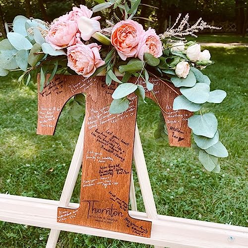 12 inch Large Blank Wooden Letters Unfinished Wooden Letters Wooden Board Sign for DIY Craft Projects for Walls Decor, Party, Birthday,Wedding Lnhiya