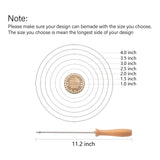 Personalised Deironply Wood Branding Iron - Custom Brass Stamp with Handle for Unique Crafting Deironply