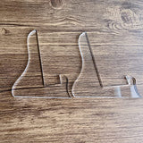 Cutting Board Stand Template, Charcuterie Board Stand Template, Clear Acrylic Template, Woodworking Router Template (Sets of 2) Phocaea